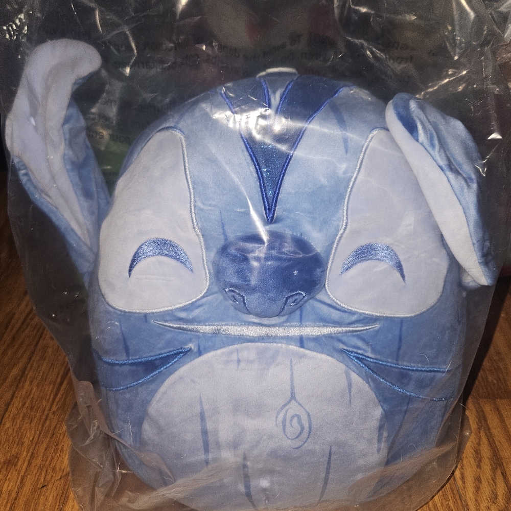 NWT Disney's Wood Carved Stitch 626 Squishmallow 12" from Lilo & Stitch